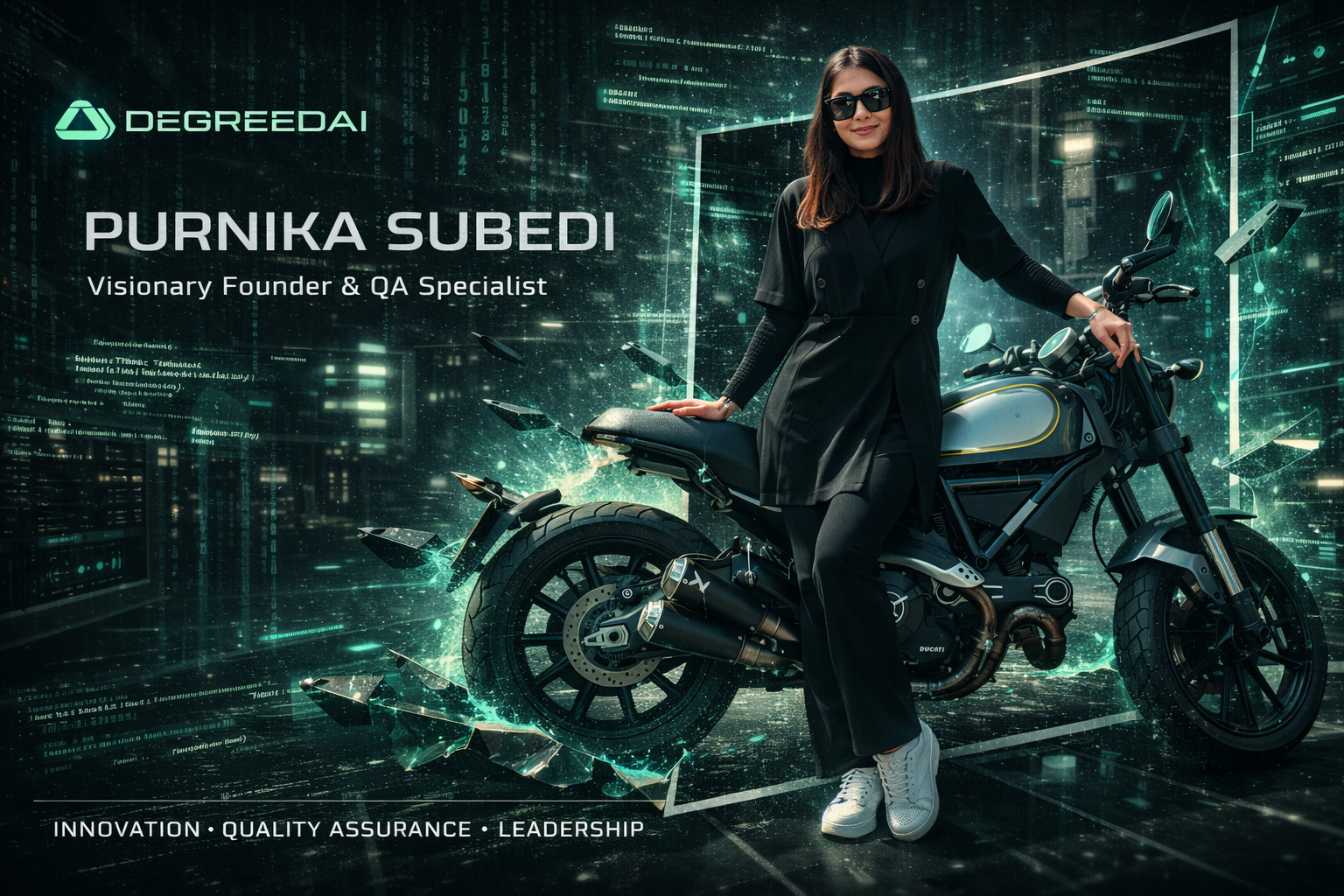 PURNIKA SUBEDI Visionary Founder & QA Specialist