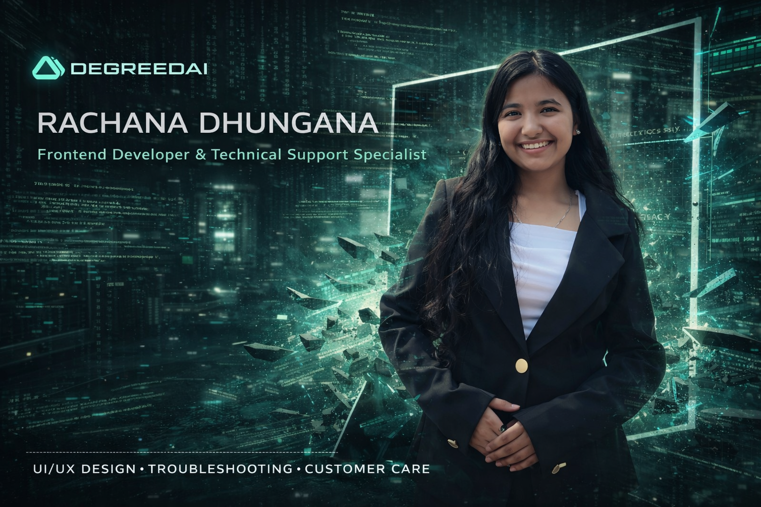 Rachana Dhungana – Frontend Developer & Technical Support Specialist